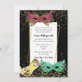 Festlicher Kostümball des Bonbon-16 Einladung (Vorderseite)