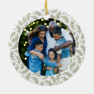 Festlicher Kranz Familienurlaub Foto Keramik Ornament