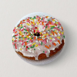Festlicher Krapfen Button