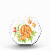 Festlicher Kürbisstrauch Fotoblock (Vorderseite)