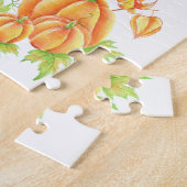 Festlicher Kürbisstrauch Puzzle (Seite)