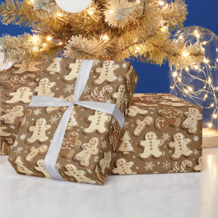 Festlicher Lebkuchen Urlaub Geschenkpapier