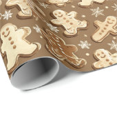 Festlicher Lebkuchen Urlaub Geschenkpapier (Rolleneckpunkt)