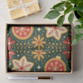 Festlicher Lebkuchen Weihnachtsfeiertag Seidenpapier (Geschenk)