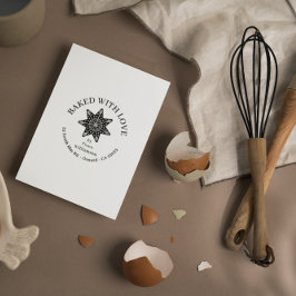 Festlicher Lebkuchenstern mit LIEBE nach Maß gebac Gummistempel