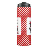 Festlicher Liebesboten-Gnom Thermosbecher (Vorderseite)