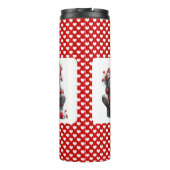 Festlicher Liebesboten-Gnom Thermosbecher (Rückseite)