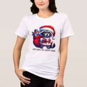 Festlicher Marschall in einem Santa Anzug, der jub Tri-Blend Shirt (Vorderseite)