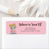 Festlicher Minimaler Weihnachtshandgezeichneter El (Insitu)