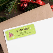 Festlicher Minimaler Weihnachtshandgezeichneter El