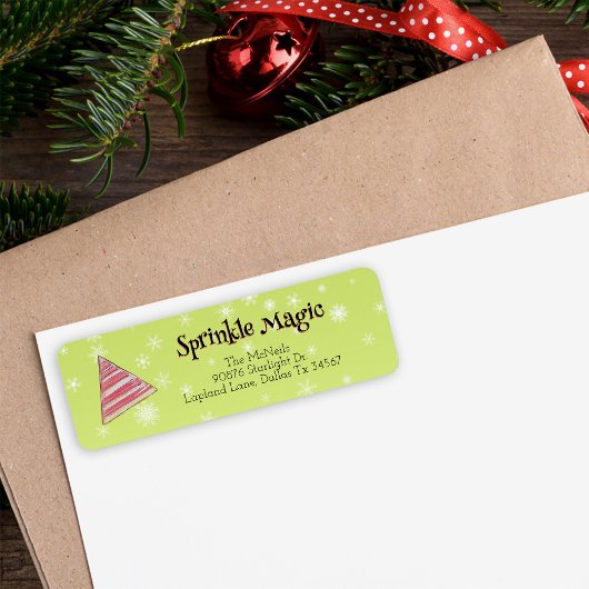 Festlicher Minimaler Weihnachtshandgezeichneter El