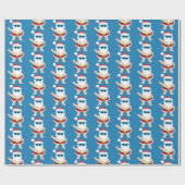 Festlicher mit Ziegeln gedeckte Partyverpackung Geschenkpapier (Flach)