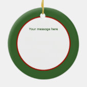 Festlicher Name des Babys Keramik Ornament (Hinten)