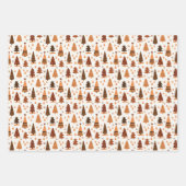 Festlicher Niedlicher moderner Minimalistischer We Geschenkpapier Set (Vorderseite 3)