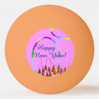Festlicher Pong-Ball zum Neujahrstag Tischtennisball