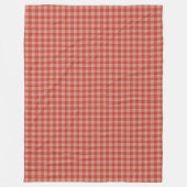 Festlicher Roter Tartan Kariert SchachtelWeihnacht Fleecedecke (Vorderseite)
