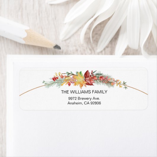 Festlicher rustikaler Winter Botanischer Winter (Insitu)