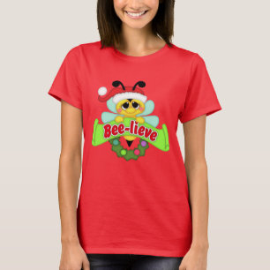 Festlicher Santa Bee T - Shirt