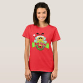 Festlicher Santa Bee T - Shirt (Vorne ganz)