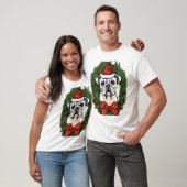 Festlicher Santa Dog T - Shirt - Perfekt für Hunde (Unisex)