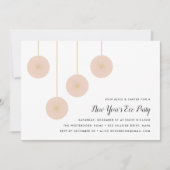 Festlicher Schimmer | Silvester-Party Einladung (Vorderseite)