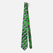 Festlicher Schlittenhund in der Krawatte (Vorderseite)