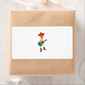 Festlicher Skelettgitarrist (Insitu)