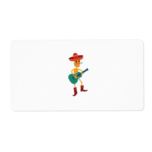 Festlicher Skelettgitarrist (Vorne)