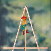 Festlicher Skelettgitarrist Acrylschild (Neutral)