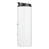 Festlicher Skelettgitarrist Thermosbecher (Nach rechts gedreht)