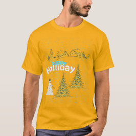 Festlicher Snowman Holiday T - Shirt