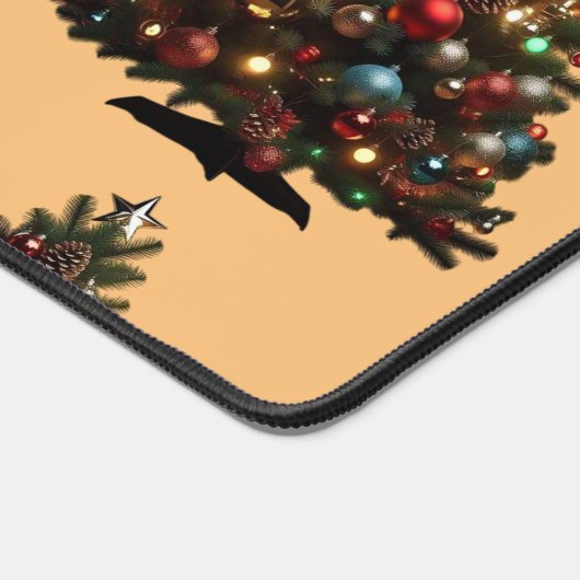 "Festlicher Sparkle" Schreibtischunterlage (Ecke)