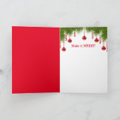 Festlicher Spaß Mallard Duck Weihnachten (Innenseite)