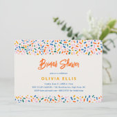 Festlicher Spaß Modernes Brautparty Einladung (Stehend Vorderseite)