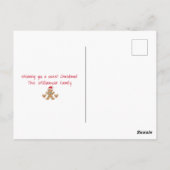 Festlicher Spaß Niedlich Weihnachten Foto Postkarte (Rückseite)