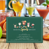 Festlicher SpaßHoliday Cocktail Dinner Party Einladung