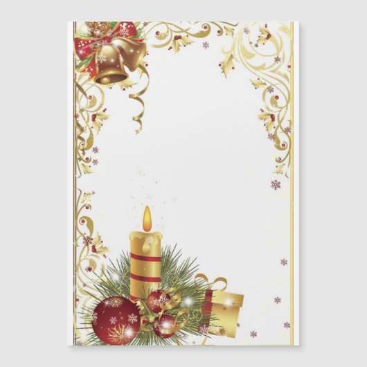 Festlicher Splendor: Entpacken Sie den Zauber des Magnetkarte (Vorderseite)