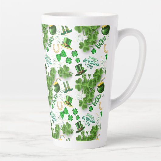 Festlicher St. Patrick's Day Irish Inspiriert Milchtasse (Rechts)