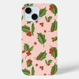 Festlicher Stechpalmen-Beeren-Handyhülle Case-Mate iPhone Hülle