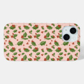 Festlicher Stechpalmen-Beeren-Telefoncase Case-Mate iPhone Hülle (Rückseite (Horizontal))