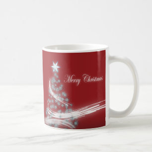 Festlicher Stern-schickes Weihnachtsimmergrün Kaffeetasse