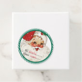 Festlicher Streifen grün von Weihnachtsgeschenk Geschenkanhänger (Beispiel)