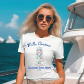 Festlicher T - Shirt an der Küste