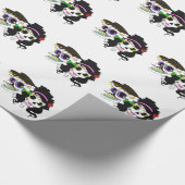 Festlicher Tag der toten Kunst Geschenkpapier (Ecke)