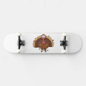 Festlicher Truthahn mit Lichterkette Skateboard (Horizontal)