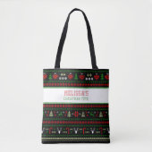 Festlicher Ugly Weihnachtssüßer Tasche (Vorderseite)