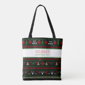 Festlicher Ugly Weihnachtssüßer Tasche (Rückseite)
