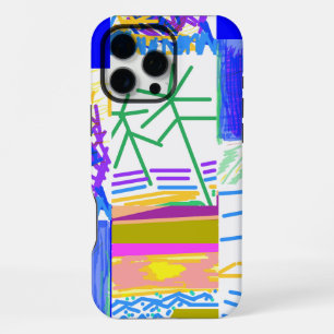 Festlicher Urlaub Abstrakt iPhone 16 Pro Max Hülle