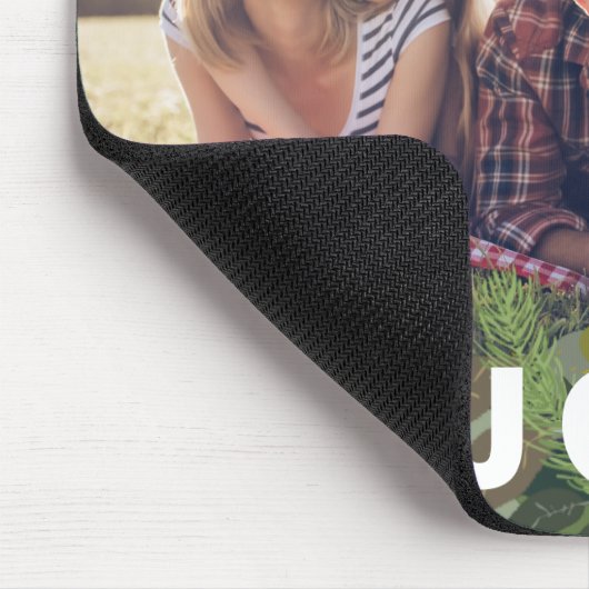 Festlicher Urlaub Botanische Freude Art Weihnachts Mousepad (Ecke)