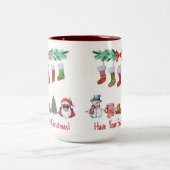 Festlicher Urlaub Design 15 oz Tasse (Mittel)